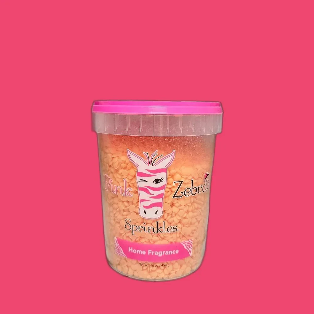 Pink Zebra Orange Mango Mai Tai Sprinkles Wax Melts 16 Oz Home Fragrance NEW
